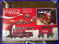Lionel 711488 G Gauge Coca-Cola Train Set 4 Piece with Track Battery New Open Box