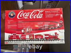 Lionel 711488 G Gauge Coca-Cola Train Set 4 Piece with Track Battery New Open Box
