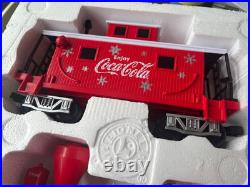 Lionel 711488 G Gauge Coca-Cola Train Set 4 Piece with Track Battery New Open Box