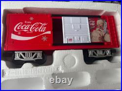 Lionel 711488 G Gauge Coca-Cola Train Set 4 Piece with Track Battery New Open Box
