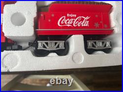 Lionel 711488 G Gauge Coca-Cola Train Set 4 Piece with Track Battery New Open Box