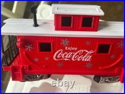 Lionel 711488 G Gauge Coca-Cola Train Set 4 Piece with Track Battery New Open Box