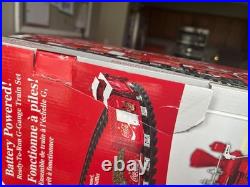 Lionel 711488 G Gauge Coca-Cola Train Set 4 Piece with Track Battery New Open Box