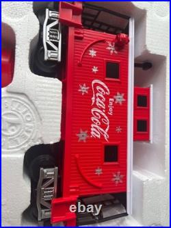 Lionel 711488 G Gauge Coca-Cola Train Set 4 Piece with Track Battery New Open Box