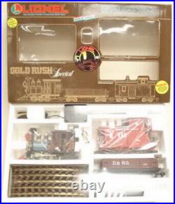 Lionel 8-81000 Gold Rush Special G Gauge Steam Freight Train Set EX/Box