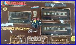 Lionel 8-81001 The Thunder Mountain Express G Gauge Steam Train Set locomotive