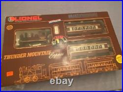 Lionel 8-81001 The Thunder Mountain Express G Gauge Steam Train Set locomotive