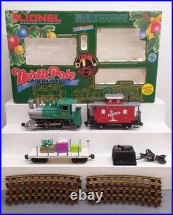 Lionel 8-81004 G Scale North Pole Railroad Steam Train Set EX/Box