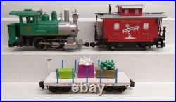 Lionel 8-81004 G Scale North Pole Railroad Steam Train Set EX/Box