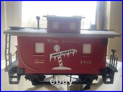 Lionel 8-81004 G Scale North Pole Railroad Steam Train Set WORKING