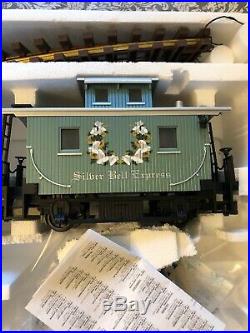 Lionel 8-81024 Silver Bell Express Train Set G Scale Locomotive Christmas Rare