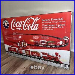 Lionel Coca Cola Christmas Train Set G Gauge 2014 Brand New in Box Lights Sounds