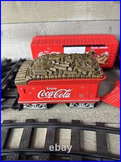 Lionel Coca Cola Coke Train Set G Gauge 2014 7-11488 Engine Boxcars Caboose