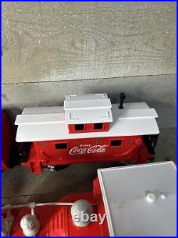 Lionel Coca Cola Coke Train Set G Gauge 2014 7-11488 Engine Boxcars Caboose