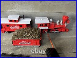 Lionel Coca Cola Coke Train Set G Gauge 2014 7-11488 Engine Boxcars Caboose