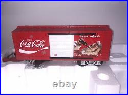 Lionel Coca-Cola G-Gauge Collectible Holiday Train Set Missing Remote