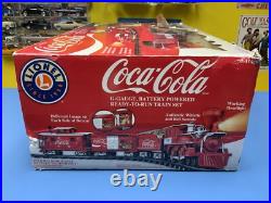 Lionel Coca Cola Train Set G Gauge 7-11488 Pre-owned Tested Working