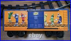 Lionel Crayola G-Gauge Battery Powered Train Freight Set in Box With Xtr Train