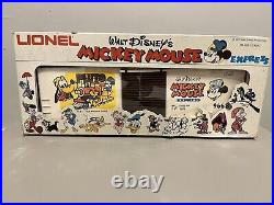 Lionel Disney 1977 Mickey Mouse Express 15-piece O/027-g Train Set Used In Box