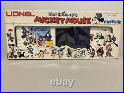 Lionel Disney 1977 Mickey Mouse Express 15-piece O/027-g Train Set Used In Box