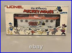 Lionel Disney 1977 Mickey Mouse Express 15-piece O/027-g Train Set Used In Box