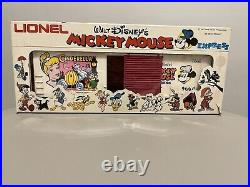 Lionel Disney 1977 Mickey Mouse Express 15-piece O/027-g Train Set Used In Box