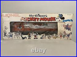 Lionel Disney 1977 Mickey Mouse Express 15-piece O/027-g Train Set Used In Box