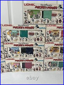 Lionel Disney 1977 Mickey Mouse Express 15-piece O/027-g Train Set Used In Box