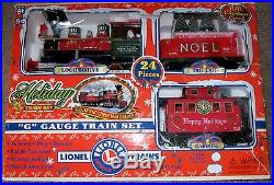 Lionel G Gauge Holiday Train Set Battery Operated 62134