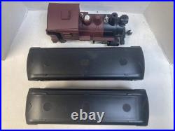 Lionel G Scale Pennsylvania Docksider 0-4-0T Steam Loco Set with Passenger Cars