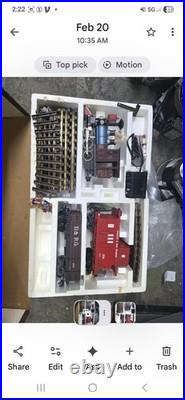 Lionel Gold Rush Special Denver & Rio Grande 0-6-0 Train G-Scale 8-81000 WORKS