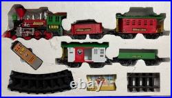 Lionel Lines 36 Piece G-Gauge Christmas Train Set With Remote in box Open Box