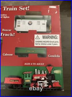 Lionel Lines 36 Piece G-Gauge Christmas Train Set With Remote in box Tested Lionel Lines 36 Piece G-Gauge Christmas Train Set With Remote in box Tested