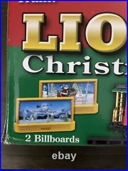 Lionel Lines 36 Piece G-Gauge Christmas Train Set With Remote in box Tested Lionel Lines 36 Piece G-Gauge Christmas Train Set With Remote in box Tested