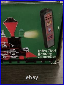 Lionel Lines 36 Piece G-Gauge Christmas Train Set With Remote in box Tested Lionel Lines 36 Piece G-Gauge Christmas Train Set With Remote in box Tested