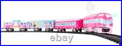 Lionel Mattel Barbie Battery O Gauge Toy Train Set with Remote, Locomotive, Trai
