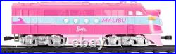Lionel Mattel Barbie Battery O Gauge Toy Train Set with Remote, Locomotive, Trai
