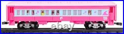 Lionel Mattel Barbie Battery O Gauge Toy Train Set with Remote, Locomotive, Trai
