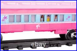 Lionel Mattel Barbie Battery O Gauge Toy Train Set with Remote, Locomotive, Trai