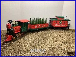 Lionel No. 9 G Scale Gauge Christmas Train Set Locomotive Engine Ho Ho Santa