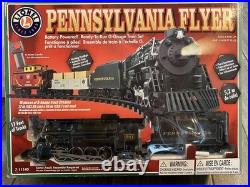 Lionel Pennsylvania Flyer G Gauge Train Set 7-11140 Battery Remote 17 Ft Track