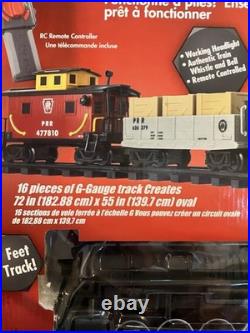 Lionel Pennsylvania Flyer G Gauge Train Set 7-11140 Battery Remote 17 Ft Track