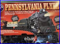 Lionel Pennsylvania Flyer G Gauge Train Set 7-11140 Battery Remote 17 Ft Track