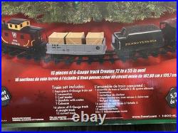 Lionel Pennsylvania Flyer G Gauge Train Set 7-11140 Battery Remote 17 Ft Track