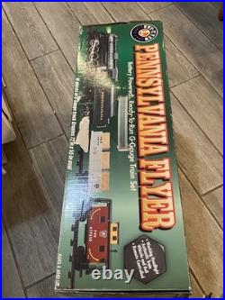 Lionel Pennsylvania Flyer G Gauge Train Set 7-11140 Battery Remote 17 Ft Track