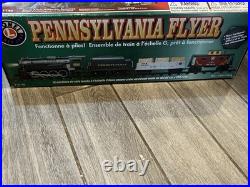Lionel Pennsylvania Flyer G Gauge Train Set 7-11140 Battery Remote 17 Ft Track