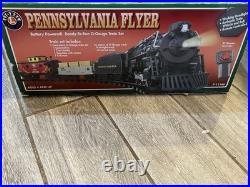 Lionel Pennsylvania Flyer G Gauge Train Set 7-11140 Battery Remote 17 Ft Track