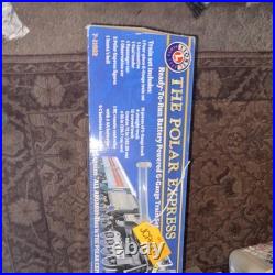 Lionel Polar Express Battery Powered G Gauge Starter Set with Track & Accessories