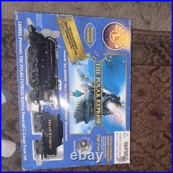 Lionel Polar Express Battery Powered G Gauge Starter Set with Track & Accessories
