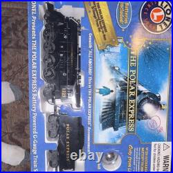 Lionel Polar Express Battery Powered G Gauge Starter Set with Track & Accessories